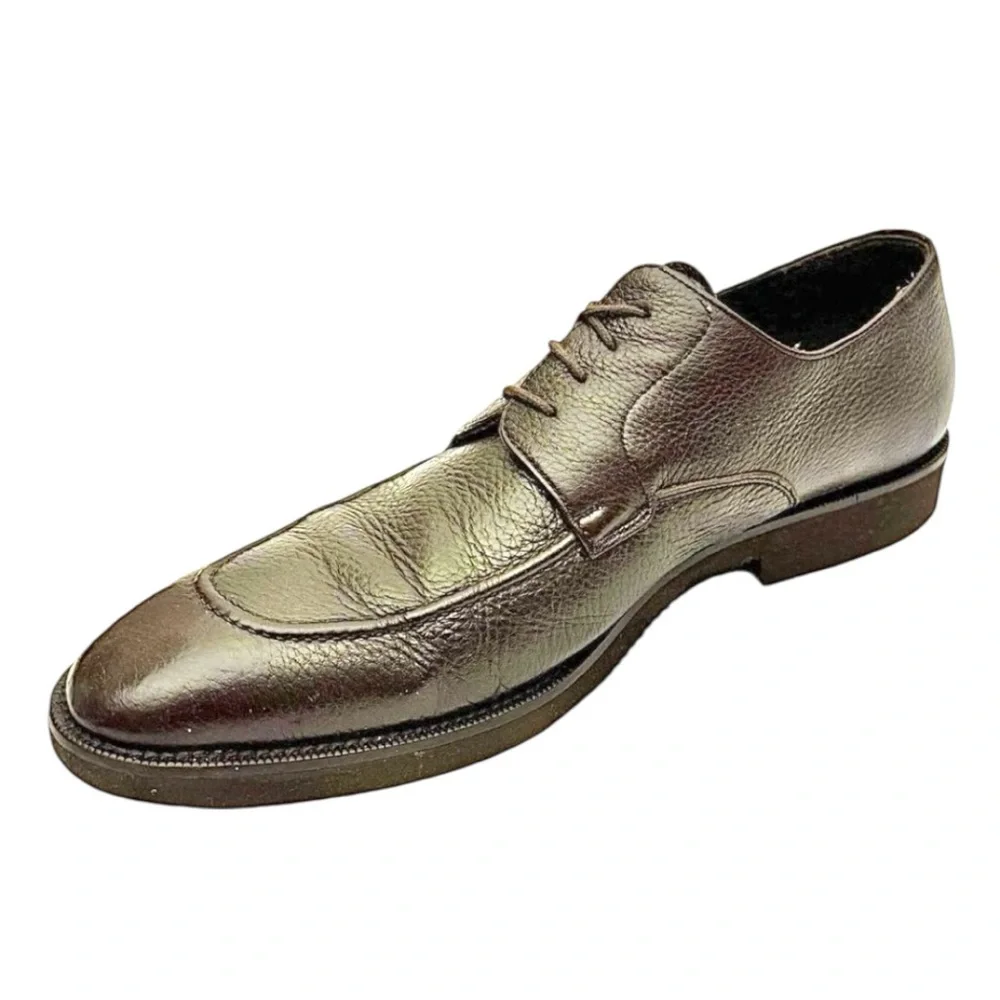 Mezlan Lepanto Brown Leather Oxford Shoes Men’s Size 10.5M Made in Spain